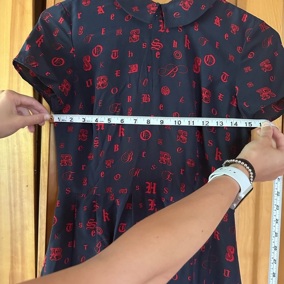 Brooks Brothers Red Fleece 100% Silk Women’s Sz 0 Novelty Print Letters Dress! - Picture 12 of 16